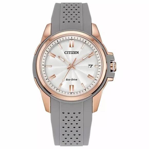 Citizen Weekender Pink Gold-Tone Stainless Steel Ladies Watch Eco-Drive NEW - Picture 5 of 6
